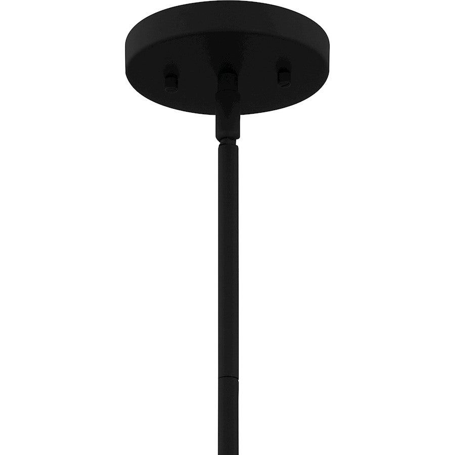 Brink 1 Light Mini Pendant, Matte Black/Metal