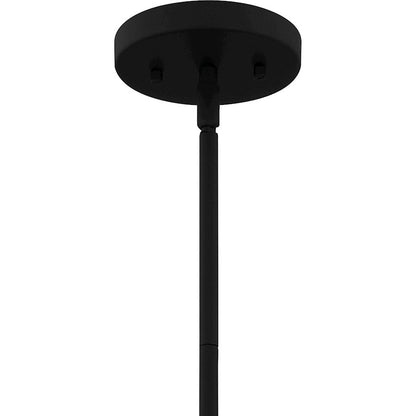 Brink 1 Light Mini Pendant, Matte Black/Metal