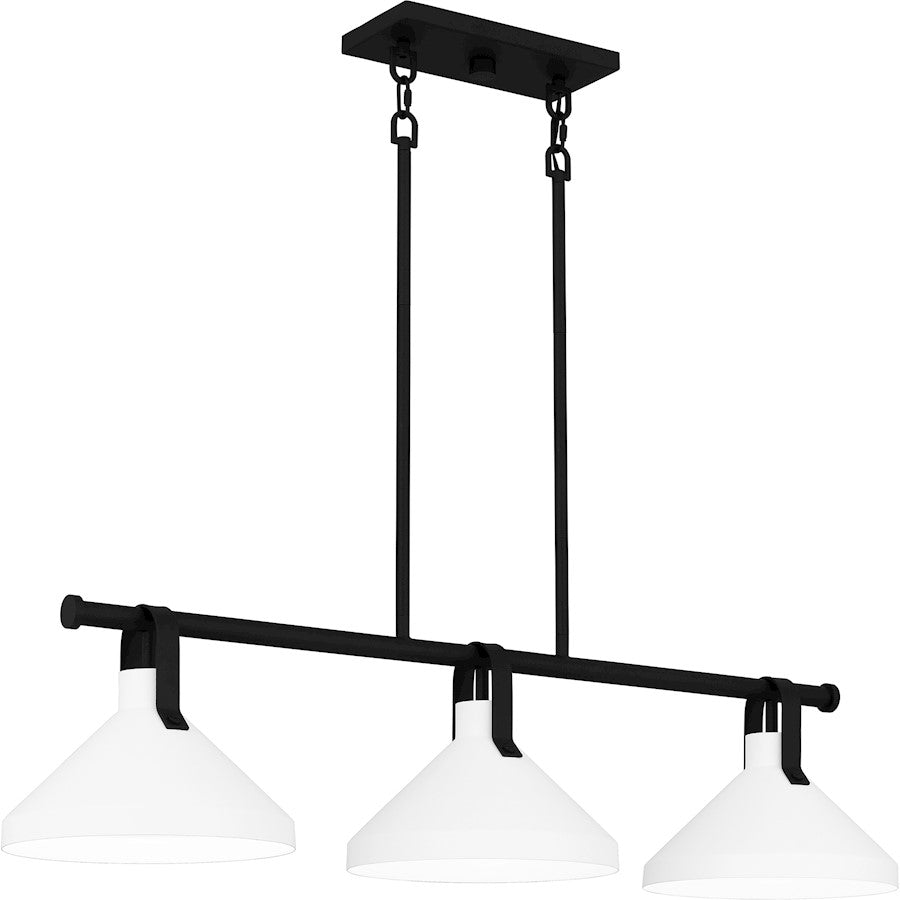 Brink 3 Light Island Light, Matte Black/Metal