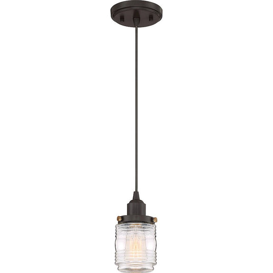 Belmont 1 Light Mini Pendant, Western Bronze