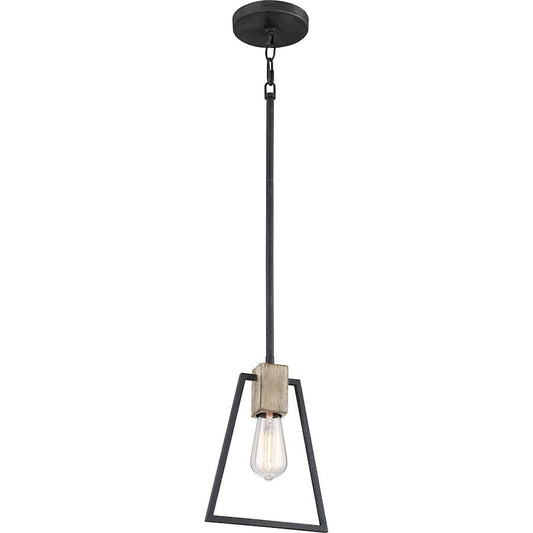 Brockton Mini Pendant, Grey Ash