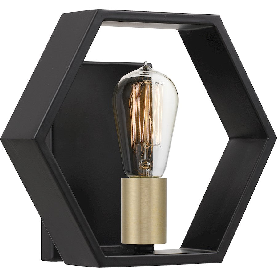 Bismarck Wall Sconce, Earth Black