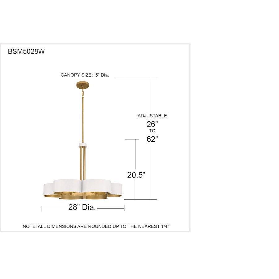 Balsam 6 Light Chandelier