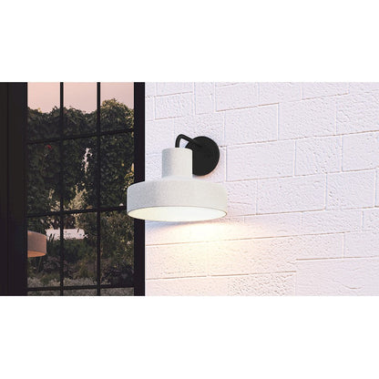 Cumberland 1 Light Outdoor Lantern, Concrete/Metal