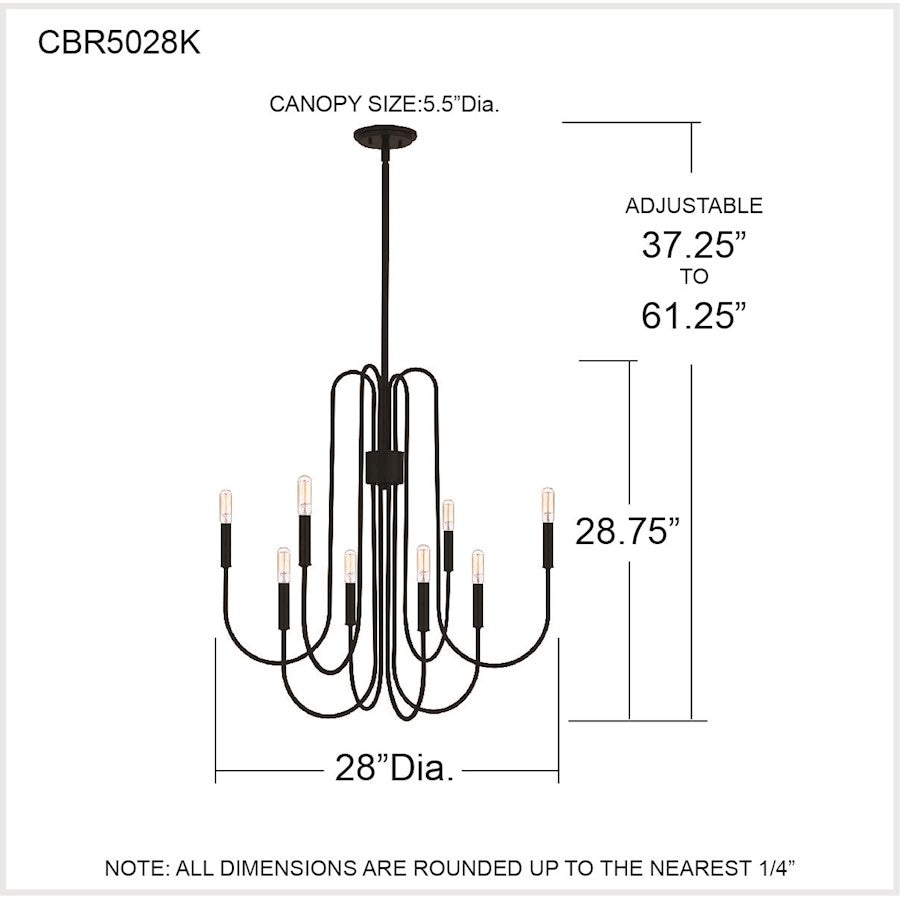 Cabry 8 Light Chandelier