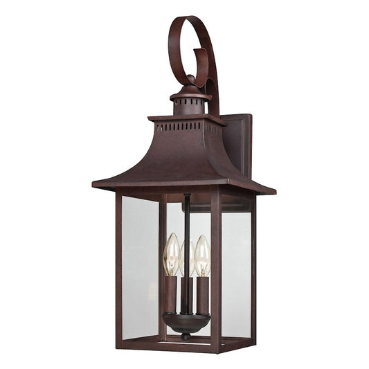 Chancellor Outdoor Wall Lantern, Copper Bronze