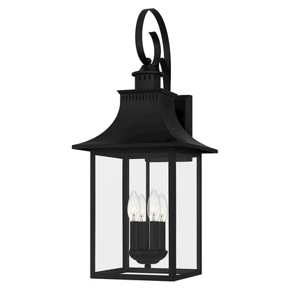 Chancellor 4 Light Outdoor Lantern, Tempered