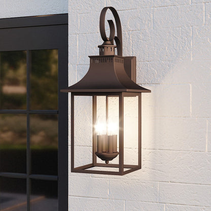 Chancellor 4 Light Outdoor Lantern, Tempered