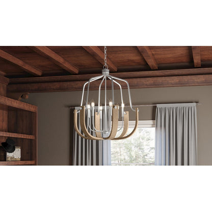 Challis Chandelier, Antique Nickel