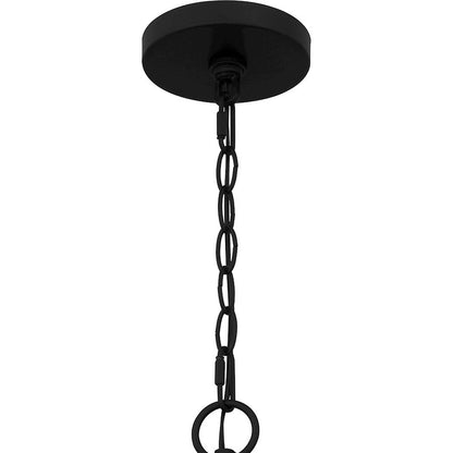 Calliope 6 Light Chandelier, Matte Black