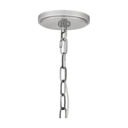 Carrington 1 Light Mini Pendant, Industrial Aluminum/Clear