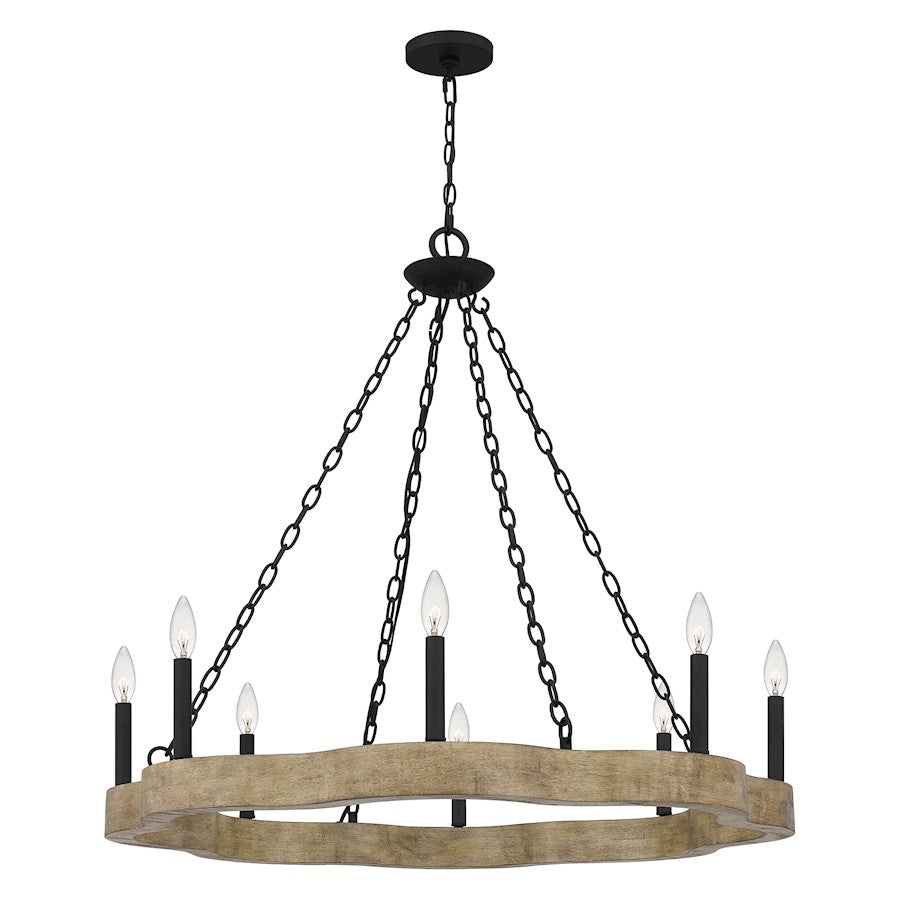 Croix Chandelier, Matte Black