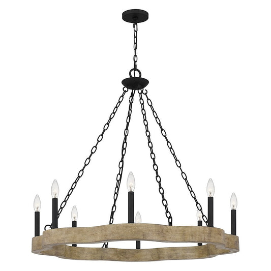 Croix Chandelier, Matte Black