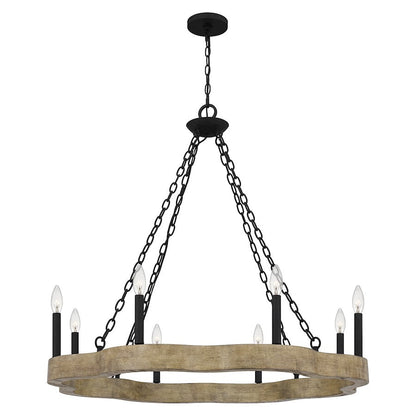 Croix Chandelier, Matte Black