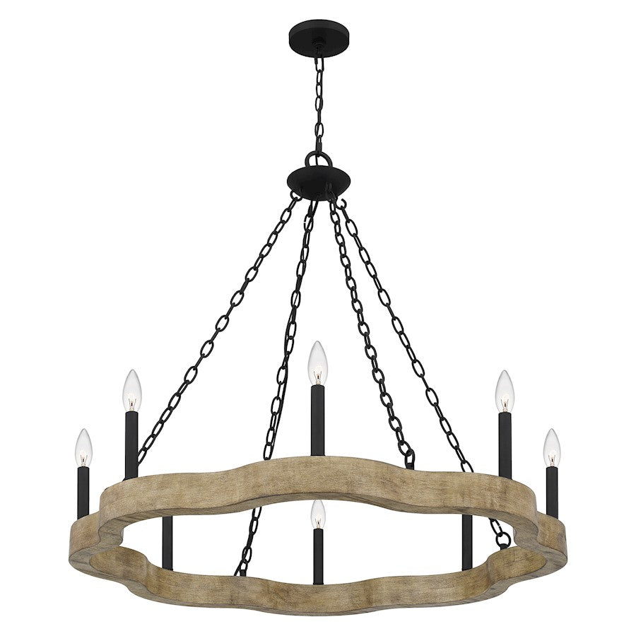 Croix Chandelier, Matte Black