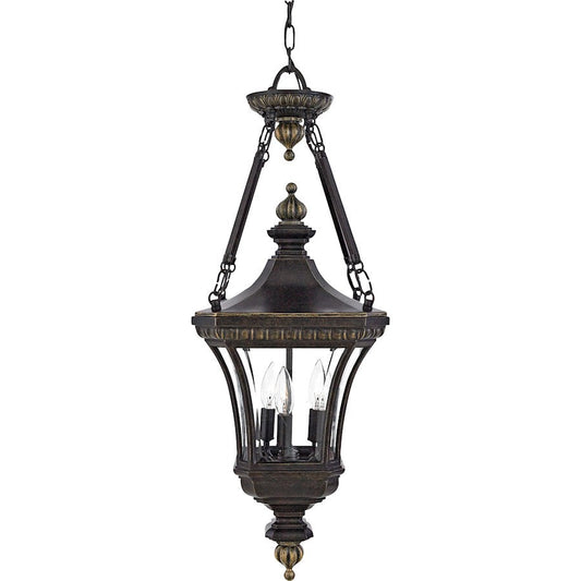 3 Light Devon Outdoor Pendant, Imperial Bronze