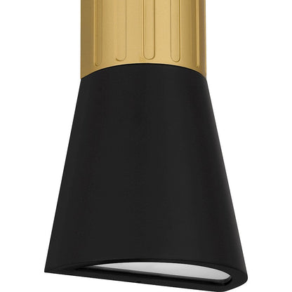 Dexter Outdoor Lantern, Matte Black