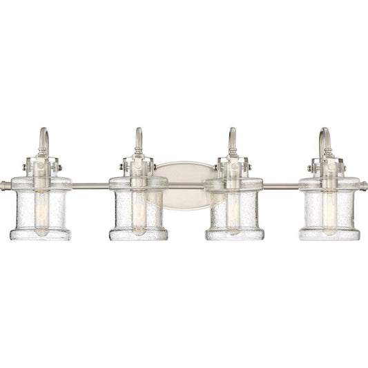 Danbury 4 Light Bath Light, Brushed Nickel