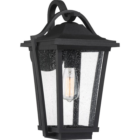 Quoizel Darius 1 Light Outdoor Lantern, Earth Black - DRS8411EK