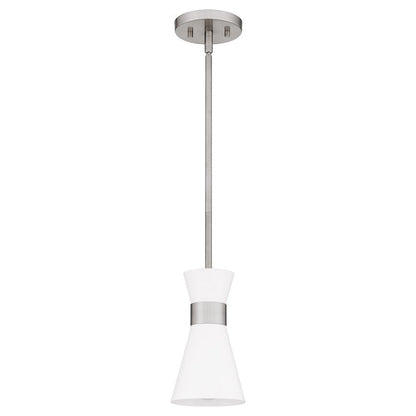 Fremont 1 Light Mini Pendant, White Metal