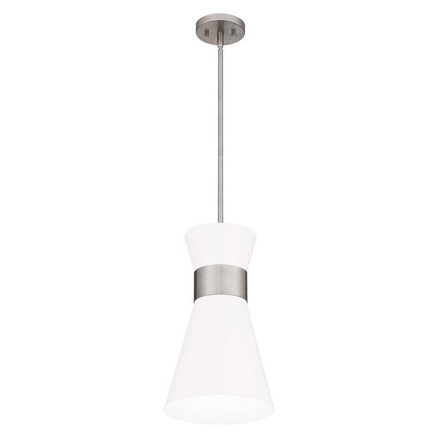 Fremont 1 Light Mini Pendant, White Metal