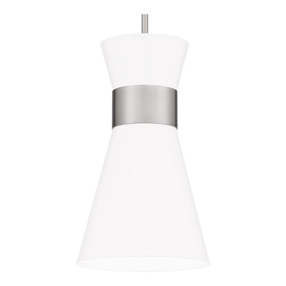 Fremont 1 Light Mini Pendant, White Metal