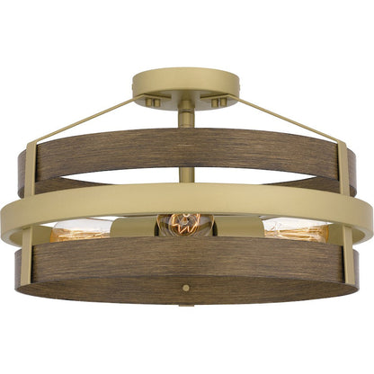 Gadsen 3 Light Semi-Flush Mount