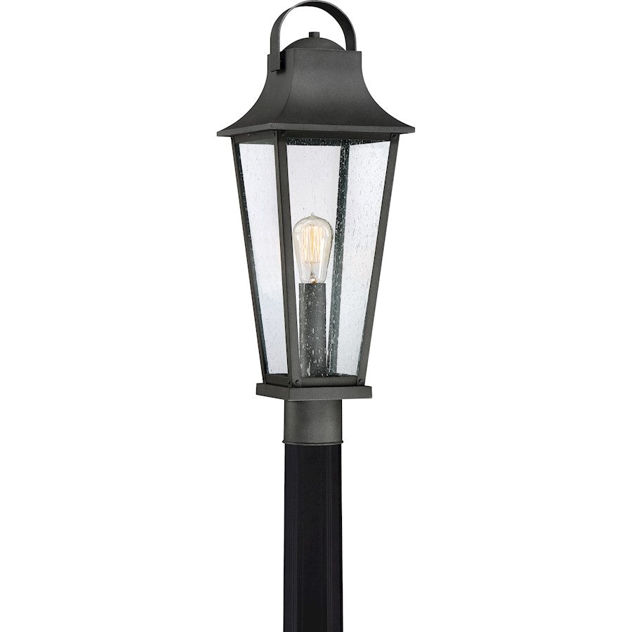 Galveston Transitional Outdoor Lantern, Mottled Black