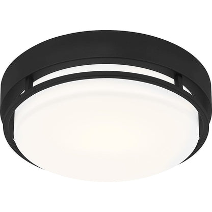 Hale Small Flush Mount, White Acrylic