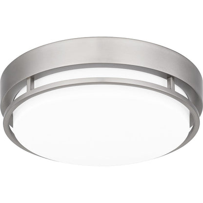 Hale Small Flush Mount, White Acrylic