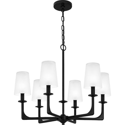 Hough Chandelier, Mystic Black/Etched