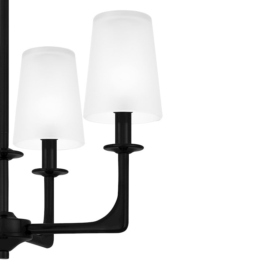 Hough Chandelier, Mystic Black/Etched