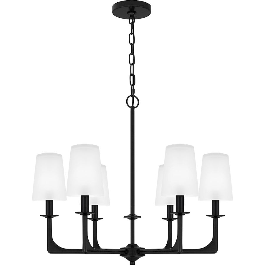 Hough Chandelier, Mystic Black/Etched