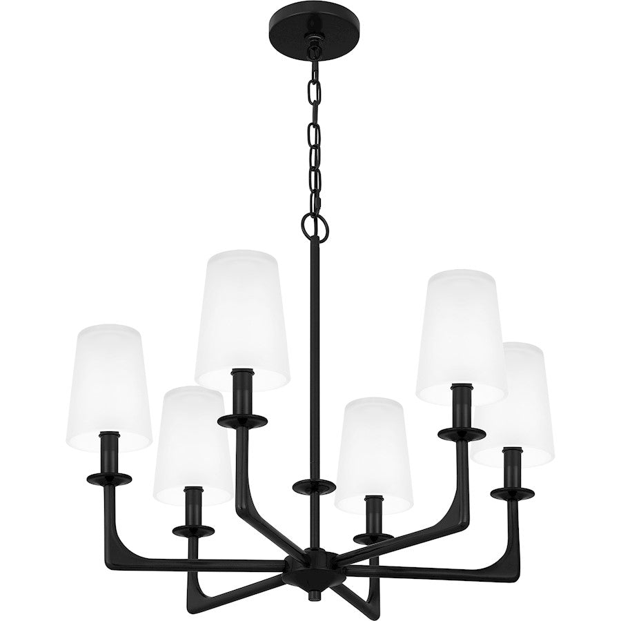 Hough Chandelier, Mystic Black/Etched