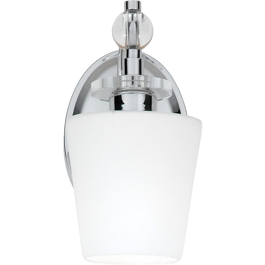 1 Light Hollister Bath Fixture, Polished Chrome