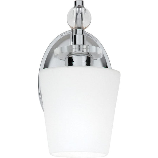 1 Light Hollister Bath Fixture, Polished Chrome