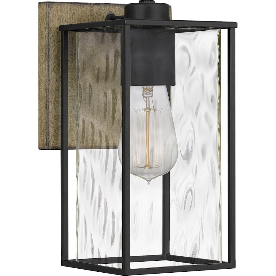 Holsten 1 Light Wall Sconce, Matte Black