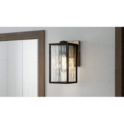 Holsten 1 Light Wall Sconce, Matte Black