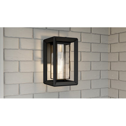 Infinger 1 Light Outdoor Wall Mount, Earth Black