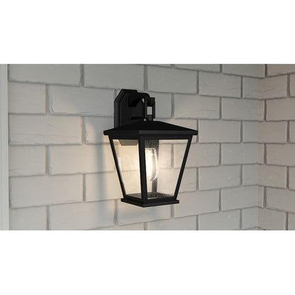 Joffrey 1 Light Outdoor Wall Mount, Matte Black