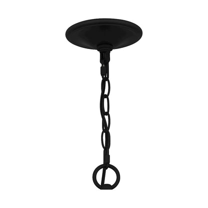 Kingsbridge 6 Light Chandelier, Earth Black/Clear Seeded - KGB5029EK