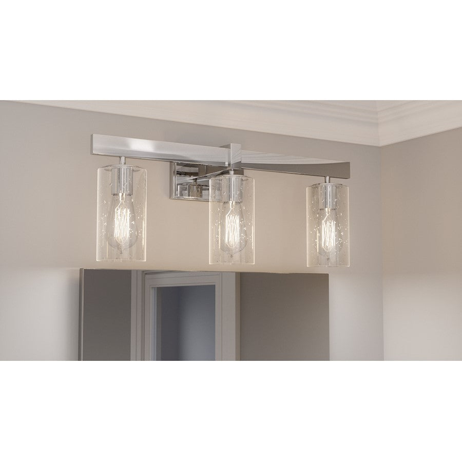 Quoizel Kirby 3 Light 23" Bath Vanity, Polished Chrome - KIR8623C