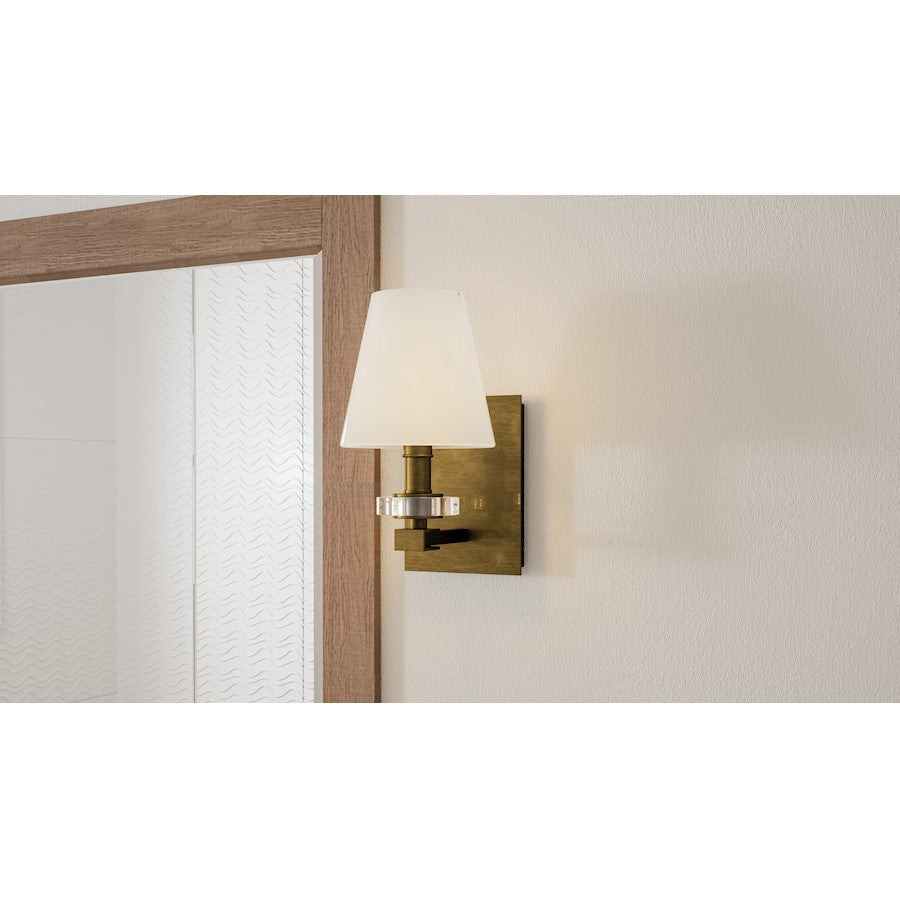 Kelsey Glen 1 Light Wall Sconce, Etched