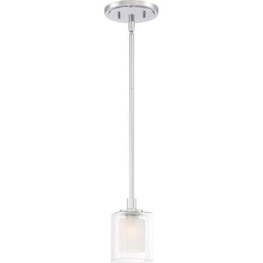 Kolt 1 Light Mini Pendant, Polished Chrome