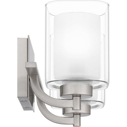 Kolt 2 Light Bath Light, Clear/Sandblasted Interior