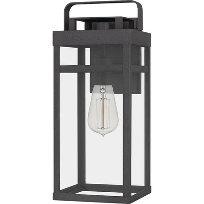 Keaton 1 Light Outdoor Wall Mount, Mottled Black