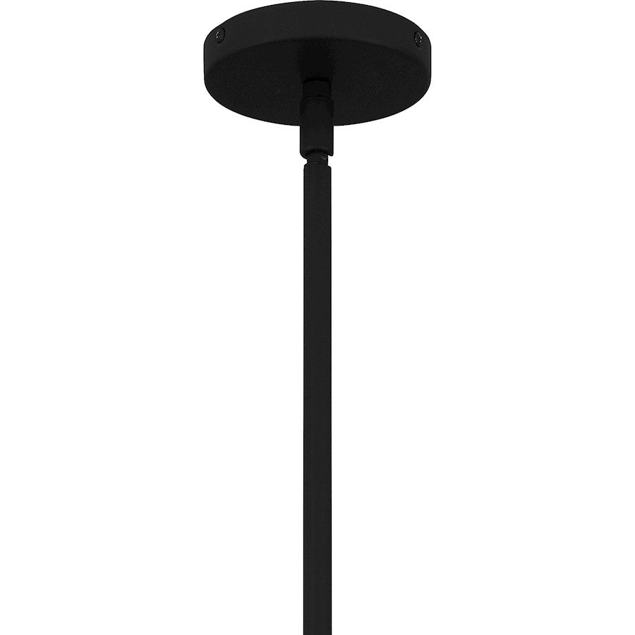 Kylen 3 Light Island Light, Matte Black/Egg Shell Fabric