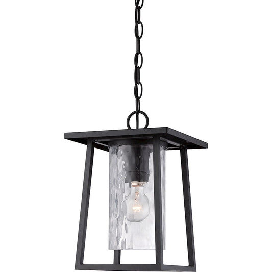 Lodge Outdoor Hanging Lantern, Mystic Black