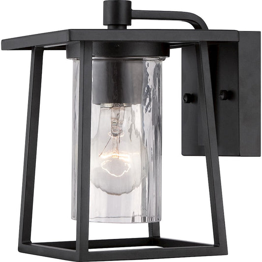 Lodge Outdoor Wall Lantern, Mystic Black