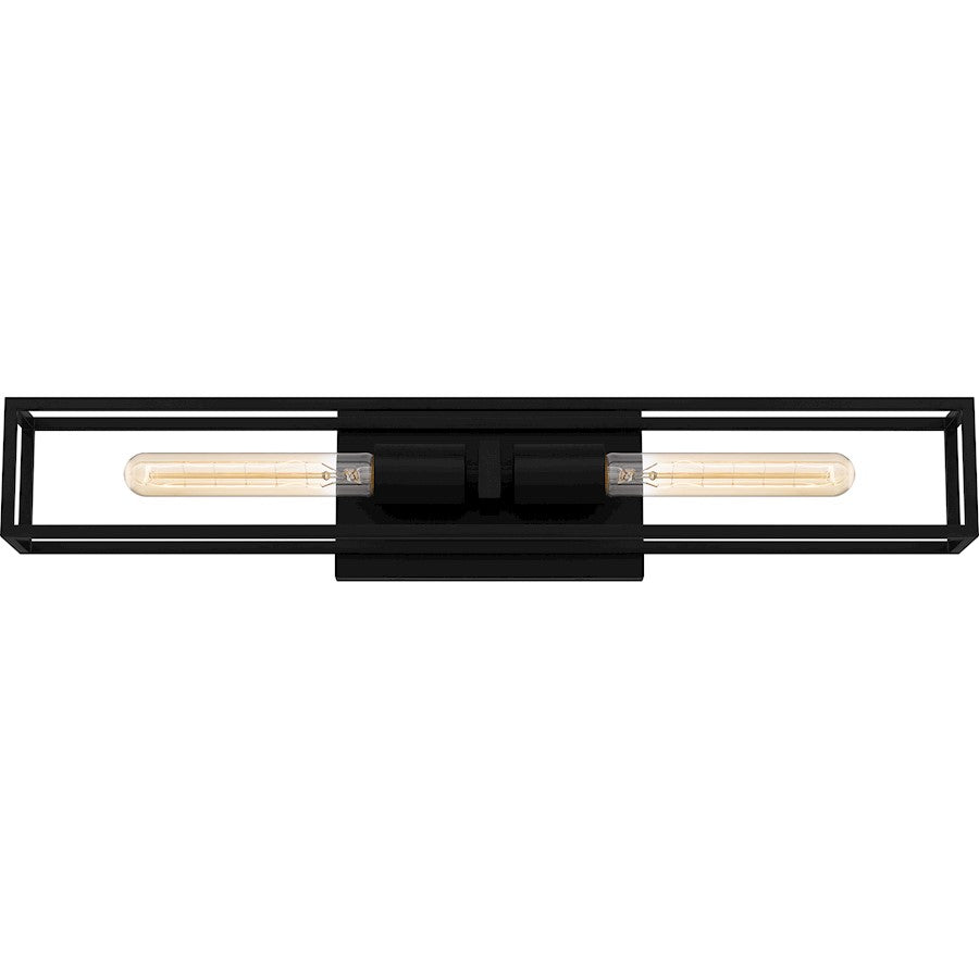 Leighton 2 Light Bath Light, Matte Black